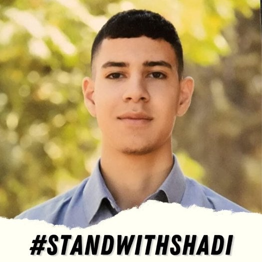 image of #StandWithShadi: Stop the Unlawful Kidnapping of Palestinian Children